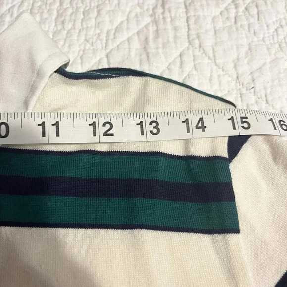 Vineyard Vines Polo Shirt Girls Rugby Pink Green Long Sleeve NWT Size Large - Picture 10 of 12